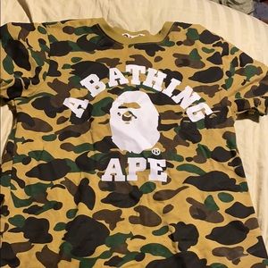 2017 BAPE camo shirt